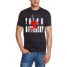 Anglershirt Think Different - Angler am Haken T-Shirt  S M L XL