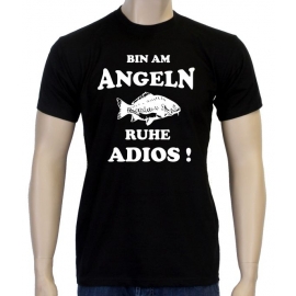 Anglershirt! Ja sie beissen, ja, hier gibt es Fische T-Shirt! S 