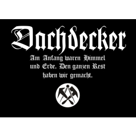 DACHDECKER Sweatshirt mit Kapuze HOODIE S M L XL 2XL 3XL 4XL 5XL