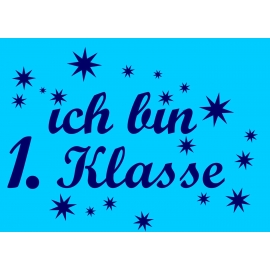 Ich bin 1. Klasse T-Shirt für Jungs zur Einschulung Schulanfang