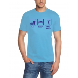 EAT, SLEEP, LONGBOARD ! T-Shirt  S M L XL 2XL 3XL 4XL 5XL