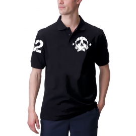 Totenkopf POLOSHIRT Skull 22 DEADHEAD S M L XL XXL black