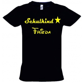 Schulkind mit Namen T-Shirt zur Einschulung Schulbeginn Kinderga