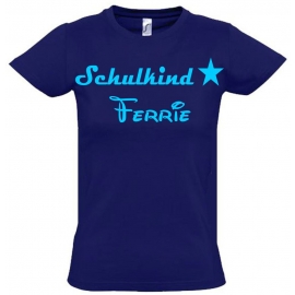 Schulkind mit Namen T-Shirt zur Einschulung Schulbeginn Kinderga