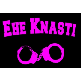 Ehe-Knasti + Knasthelfer T-Shirt gestreift Jungggesellenabschied