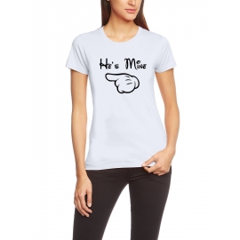 She´s mine & He´s mine - Pärchen T-Shirts  Damen und