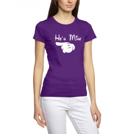 She´s mine & He´s mine - Pärchen T-Shirts  Damen und