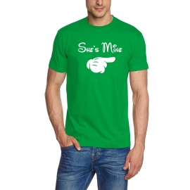 She´s mine & He´s mine - Pärchen T-Shirts  Damen und