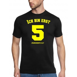 50 Jahre ! Geburtstag T-Shirt - Ich bin erst fünf Jahrzehnte alt