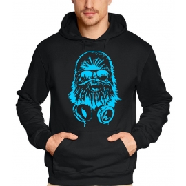 WOOKIE CHEWY CHEWBACCA DJ ! SWEATSHIRT MIT KAPUZE - HOODIE  S M 