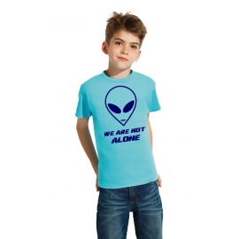 We are not alone ! Alien Kinder T-Shirt Kids Gr.128 - 164 cm