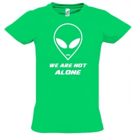 We are not alone ! Alien Kinder T-Shirt Kids Gr.128 - 164 cm