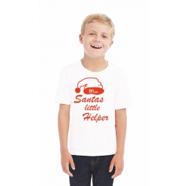 Santa´s little Helper ! Kinder T-Shirt mit Namen zum Adven