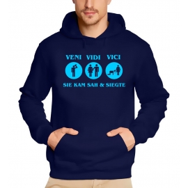 VENI VIDI VICI - Sie kam sah und siegte ! JGA Hoodie Sweatshirt 