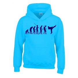 KARATE Evolution Kinder Sweatshirt mit Kapuze HOODIE Kids Gr.128