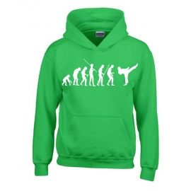 KARATE Evolution Kinder Sweatshirt mit Kapuze HOODIE Kids Gr.128