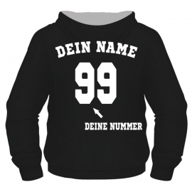 Deutschland ADLER Fußball HOODIE TRIKOT mit Deinem NAMEN + NUMME