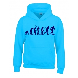 FUSSBALL Evolution Kinder Sweatshirt mit Kapuze HOODIE Kids Gr.1