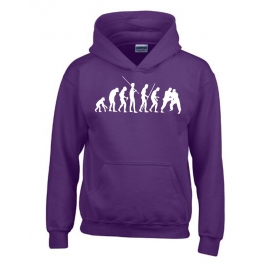 JUDO Evolution Kinder Sweatshirt mit Kapuze HOODIE Kids Gr.128 -