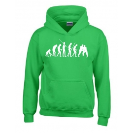 JUDO Evolution Kinder Sweatshirt mit Kapuze HOODIE Kids Gr.128 -