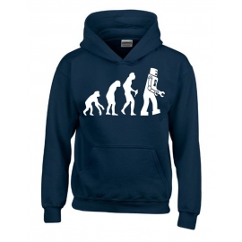 ROBOTER Evolution Kinder Sweatshirt mit Kapuze HOODIE Kids Gr.12