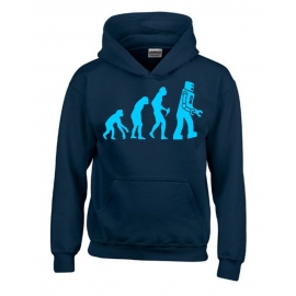 ROBOTER Evolution Kinder Sweatshirt mit Kapuze HOODIE Kids Gr.12