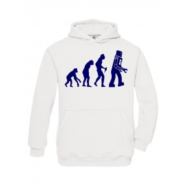 ROBOTER Evolution Kinder Sweatshirt mit Kapuze HOODIE Kids Gr.12