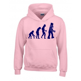 ROBOTER Evolution Kinder Sweatshirt mit Kapuze HOODIE Kids Gr.12