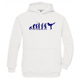 Mädchen Karate KICKBOXEN Evolution Kinder Sweatshirt mit Kapuze 