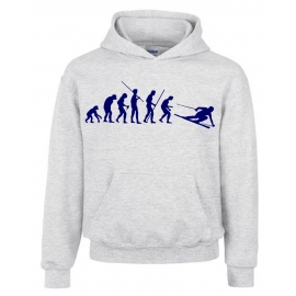 SKI Evolution Kinder Sweatshirt mit Kapuze HOODIE Kids Gr.128 - 