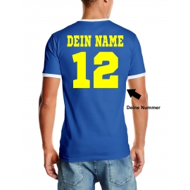 EM 2016 Schweden T-SHIRT mit Deinem NAMEN + NUMMER ! Fußball Tri