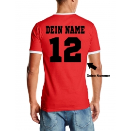 EM 2016 Albanien T-SHIRT mit Deinem NAMEN + NUMMER ! Fußball Tri