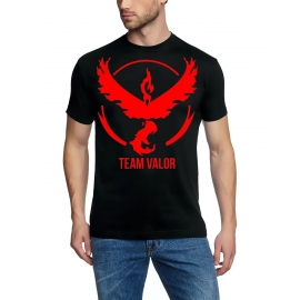 TEAM VALOR Poke T-Shirt, Schwarz, GR.S M L XL XXL 3XL 4XL 5XL