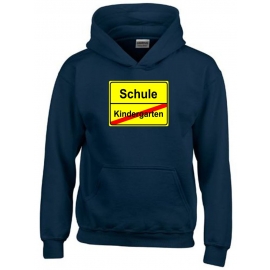 Schulanfang Kinder Hoodie -- Sweatshirt mit Kapuze Kids Gr.116 128 140 152 cm