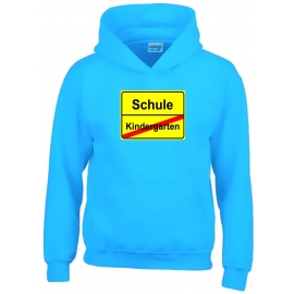 Schulanfang Kinder Hoodie -- Sweatshirt mit Kapuze Kids Gr.116 128 140 152 cm