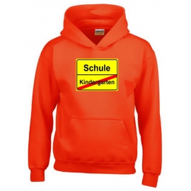 Schulanfang Kinder Hoodie -- Sweatshirt mit Kapuze Kids Gr.116 128 140 152 cm