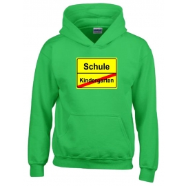 Schulanfang Kinder Hoodie -- Sweatshirt mit Kapuze Kids Gr.116 128 140 152 cm