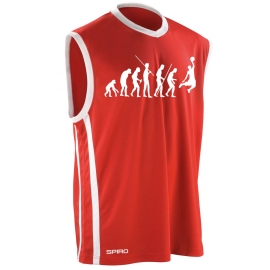 BASKETBALL - Evolution !  TRIKOT Tank Shirt S M L XL XXL 3XL 4XL 5XL Rot, Schwarz, Blau Teamshirt auch mit Shorts erhältlich.