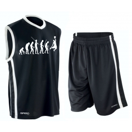 BASKETBALL - Evolution !  TRIKOT Tank Shirt S M L XL XXL 3XL 4XL 5XL Rot, Schwarz, Blau Teamshirt auch mit Shorts erhältlich.