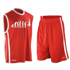 BASKETBALL - Evolution !  TRIKOT Tank Shirt S M L XL XXL 3XL 4XL 5XL Rot, Schwarz, Blau Teamshirt auch mit Shorts erhältlich.