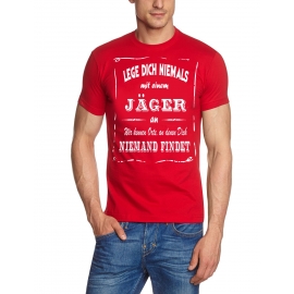 JÄGER T-Shirt - Lege Dich niemals mit einem JÄGER an ! Wir kennen Orte, an denen Dich niemand findet ! S M L XL 2XL 3XL 4XL 5XL