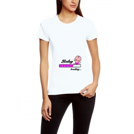 Baby loading… ! Süsses T-Shirt für Paare Liebe Love T-Shirt Mann Frau Kind Gr. S M L XL XXL XXXL