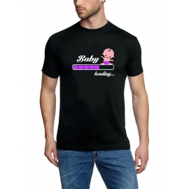 Baby loading… ! Süsses T-Shirt für Paare Liebe Love T-Shirt Mann Frau Kind Gr. S M L XL XXL XXXL