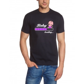 Baby loading… ! Süsses T-Shirt für Paare Liebe Love T-Shirt Mann Frau Kind Gr. S M L XL XXL XXXL