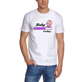 Baby loading… ! Süsses T-Shirt für Paare Liebe Love T-Shirt Mann Frau Kind Gr. S M L XL XXL XXXL