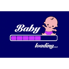 Baby loading… ! Süsses T-Shirt für Paare Liebe Love T-Shirt Mann Frau Kind Gr. S M L XL XXL XXXL