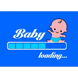 Baby loading…  Süsses T-Shirt für Schwangere Mama LONGSHIRT Extra Langes Strech T-Shirt XS S M L XL XXL