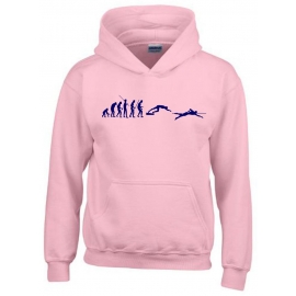 SCHWIMMEN Evolution Kinder Sweatshirt mit Kapuze HOODIE Kids Gr.128 - 164 cm