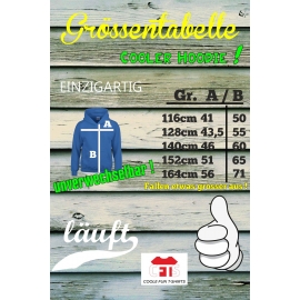 HAUSAUFGABEN ALLERGIE - Vorsicht Gesundheitsgefahr ! Nicht mit Hausaufgaben in Verbindung bringen ! Kinder Sweatshirt mit Kapuze HOODIE Kids Gr.128 - 164 cm