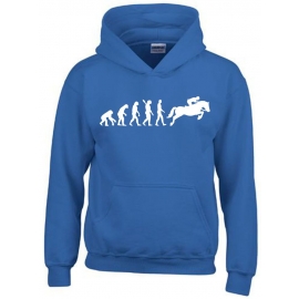 REITEN Evolution Kinder Sweatshirt mit Kapuze HOODIE Kids Gr.128 - 164 cm Voltegieren, Springreiten, Reitunterricht, Reiturnier